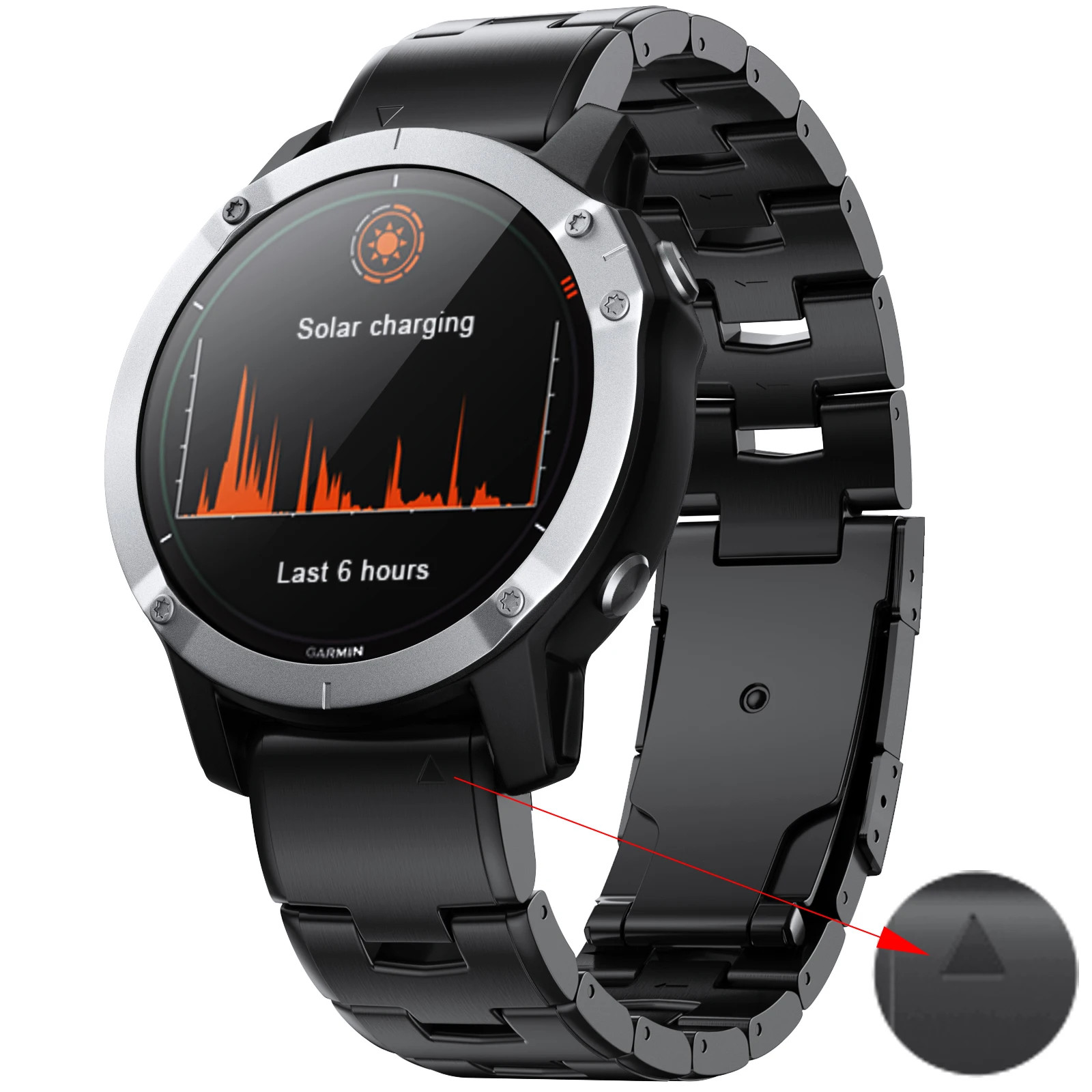 22mm Quickfit Release Titanium Watch Band For Garmin Fenix 8Pro 47mm Fenix 8 7 5