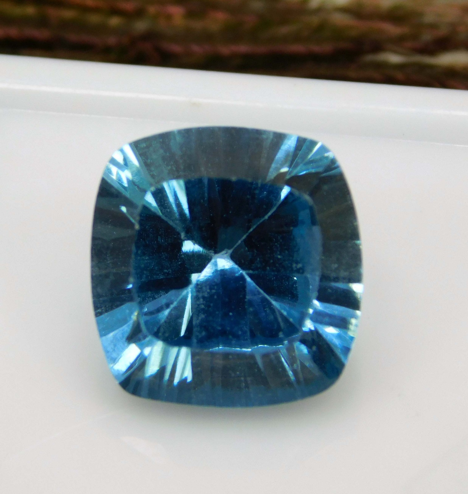 11.05 Ct Natural Mogok Blue Green Spinel Cushion Cut Certified Loose Gemstone