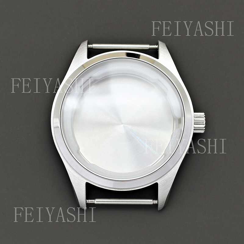 Brushed pilot watch case Stainless Steel For Japanese Seiko NH35 nh36 38 Aviator