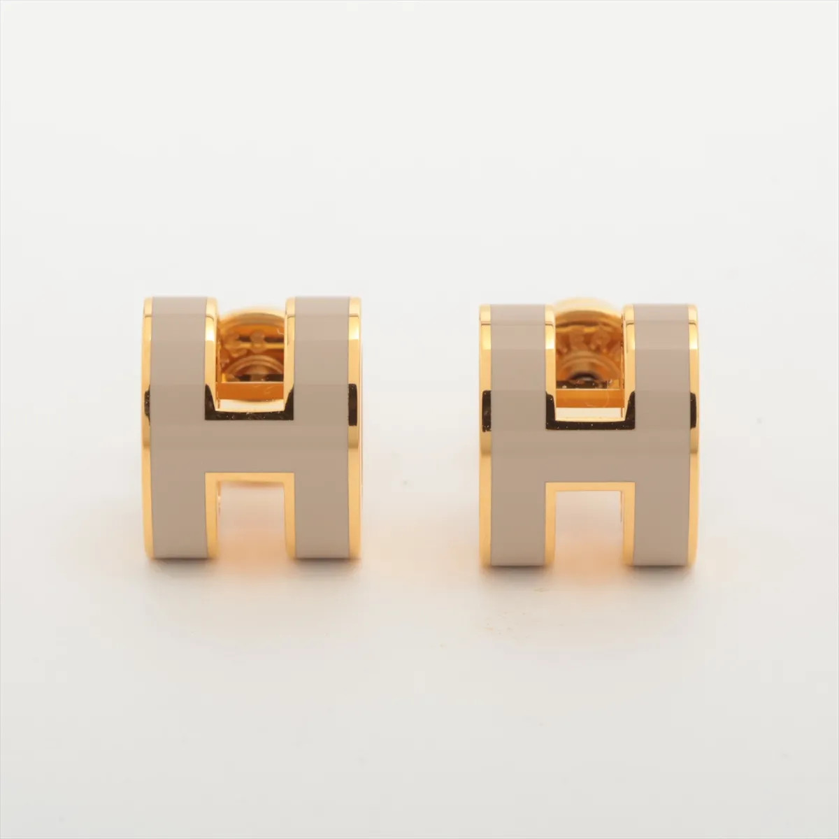 Hermès Mini-pop H Piercing jewelry (for both ears) GP Gold