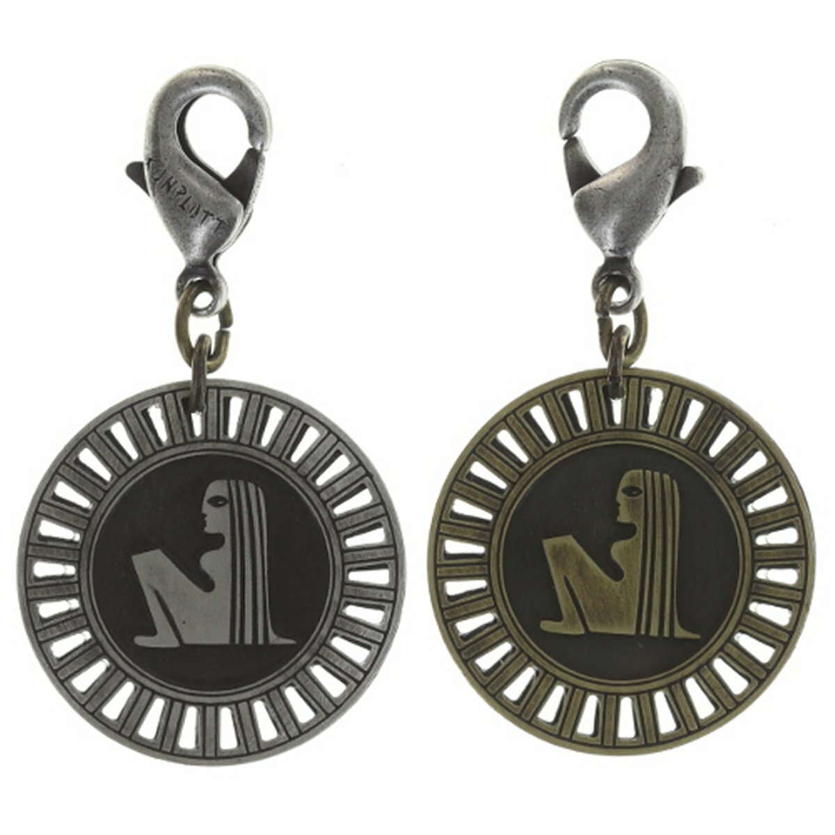 Konplott Pendant Charm Zodiac Virgo/Jungfrau S Brass/Silver
