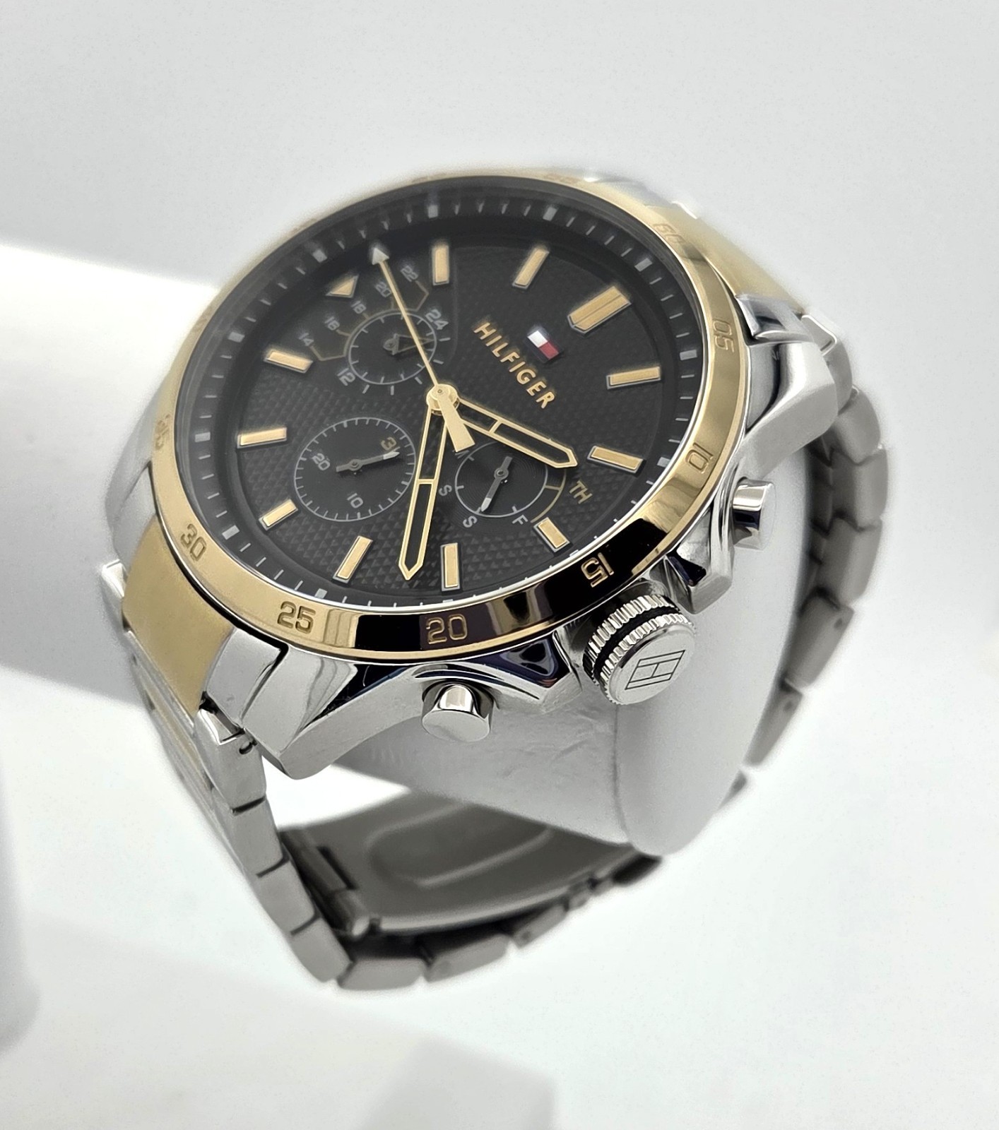 Tommy Hilfiger 1791559 Men’s Decker Two-Tone Multifunction Watch – Display Model