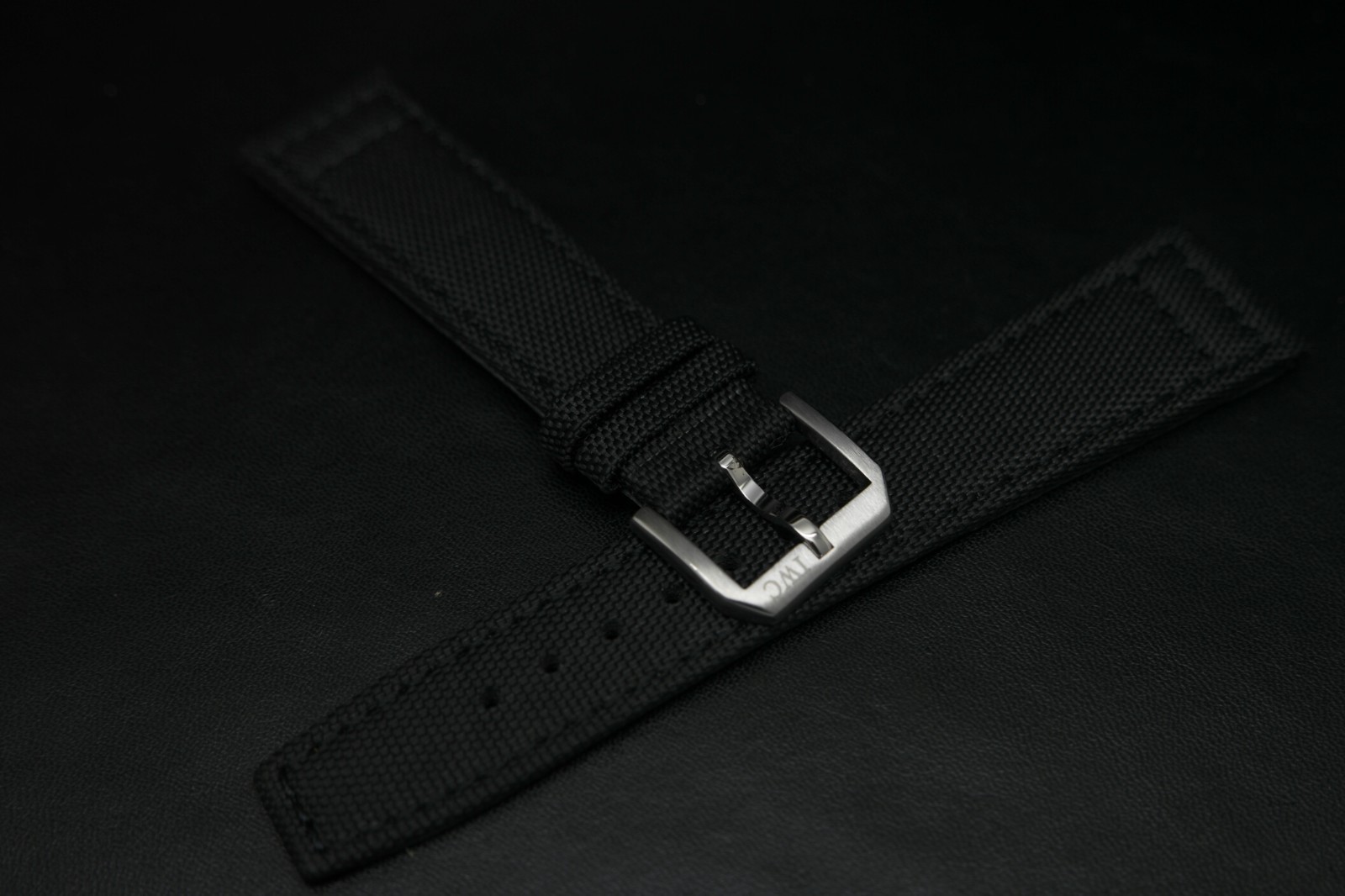 21mm For IWC Textile Fabric Nylon + Leather Back Watch Strap Made For IWC Watch