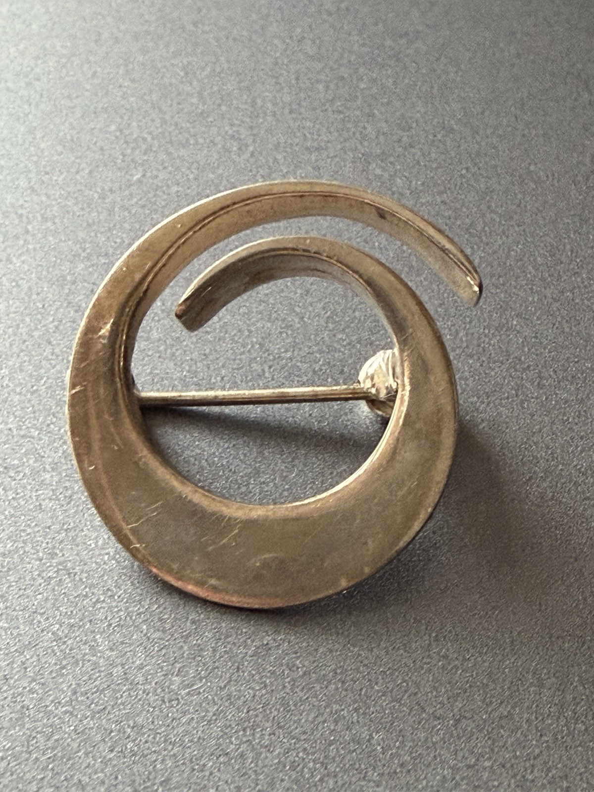 David Andersen Sterling Silver Norway Liv Solnør Rognan Brooch vtg uni 3101