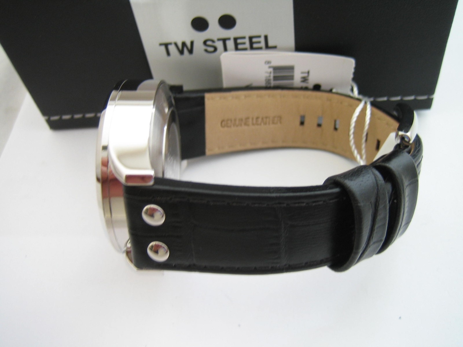 TW STEEL WATCH MENS VOLANTE VS51 STAINLESS STEEL LEATHER QUARTZ GENUINE BNWT