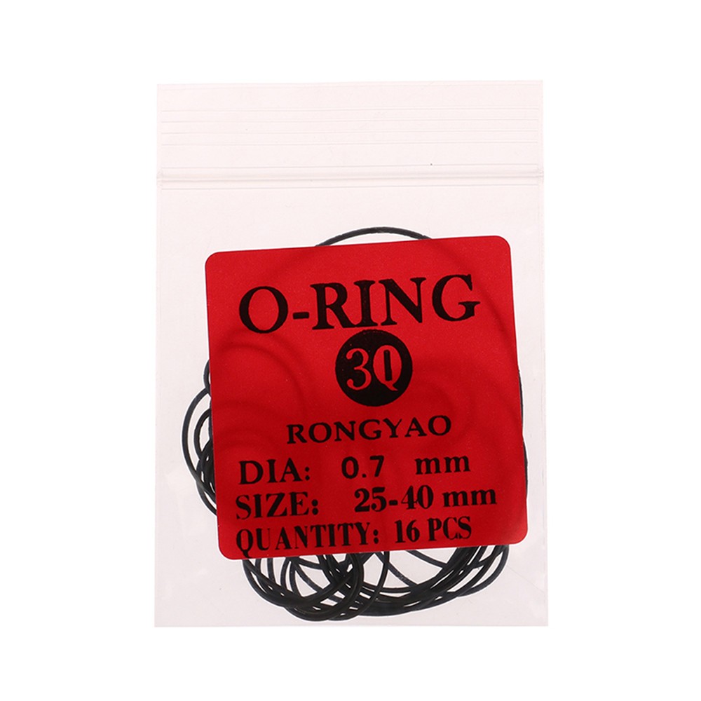 0.5/0.6/0.7/0.8mm Watch O-Ring Waterproof Rubber Watch Back Cover Gaskets