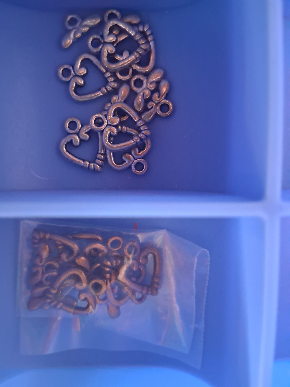 HUGE Mixed Charm Lot, Watch Faces W/batt, Toggles, Jump Rings, Clasps
