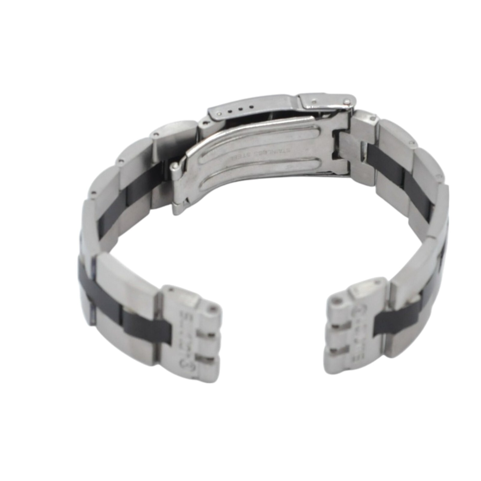 20mm Silver Color Steel Watch Bracelet For Swatch Irony Chrono WindFall YCS410GX