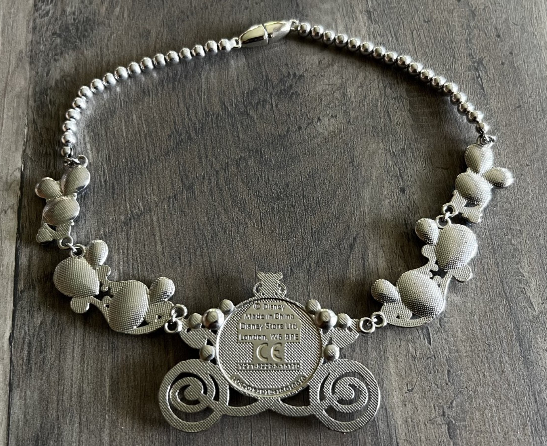 Disney Store Ltd. London – Cinderella Carriage Children’s Rhinestone Necklace