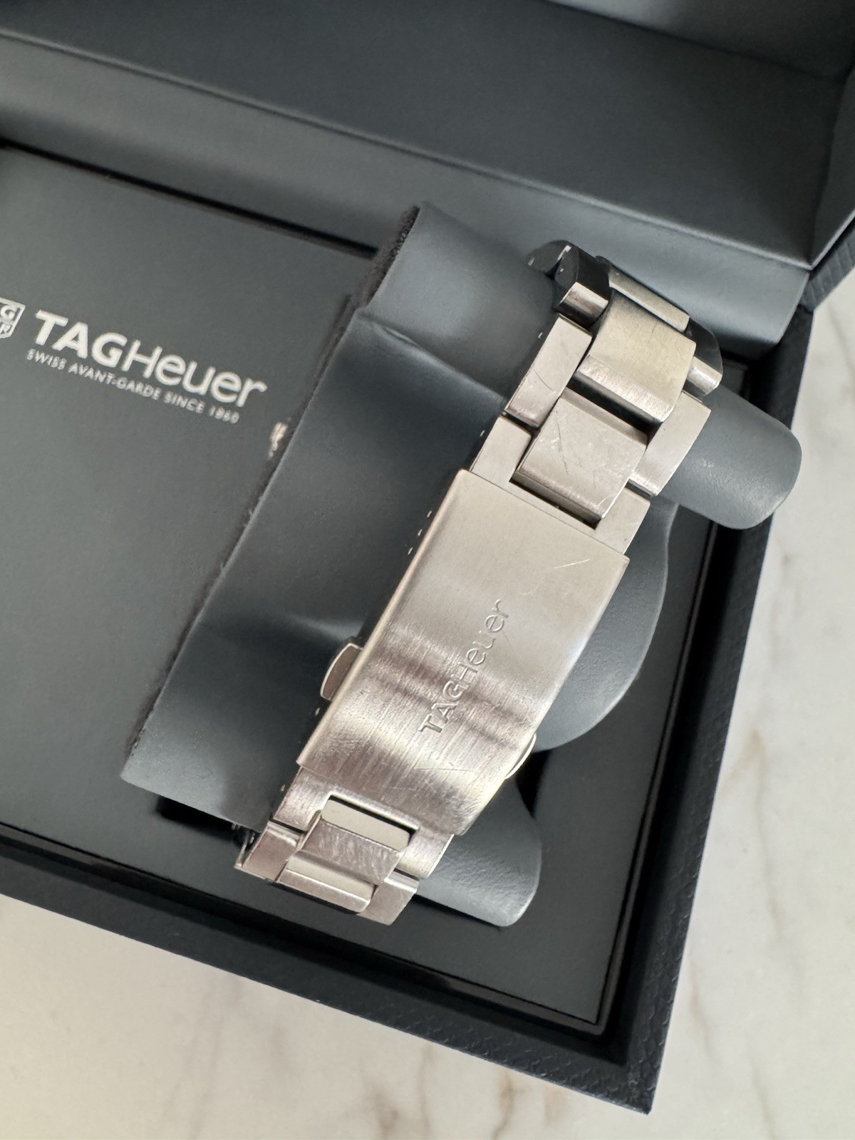 TAG Heuer Aquaracer CAY1110-0 Quartz Chronograph Black Dial 43mm 300m