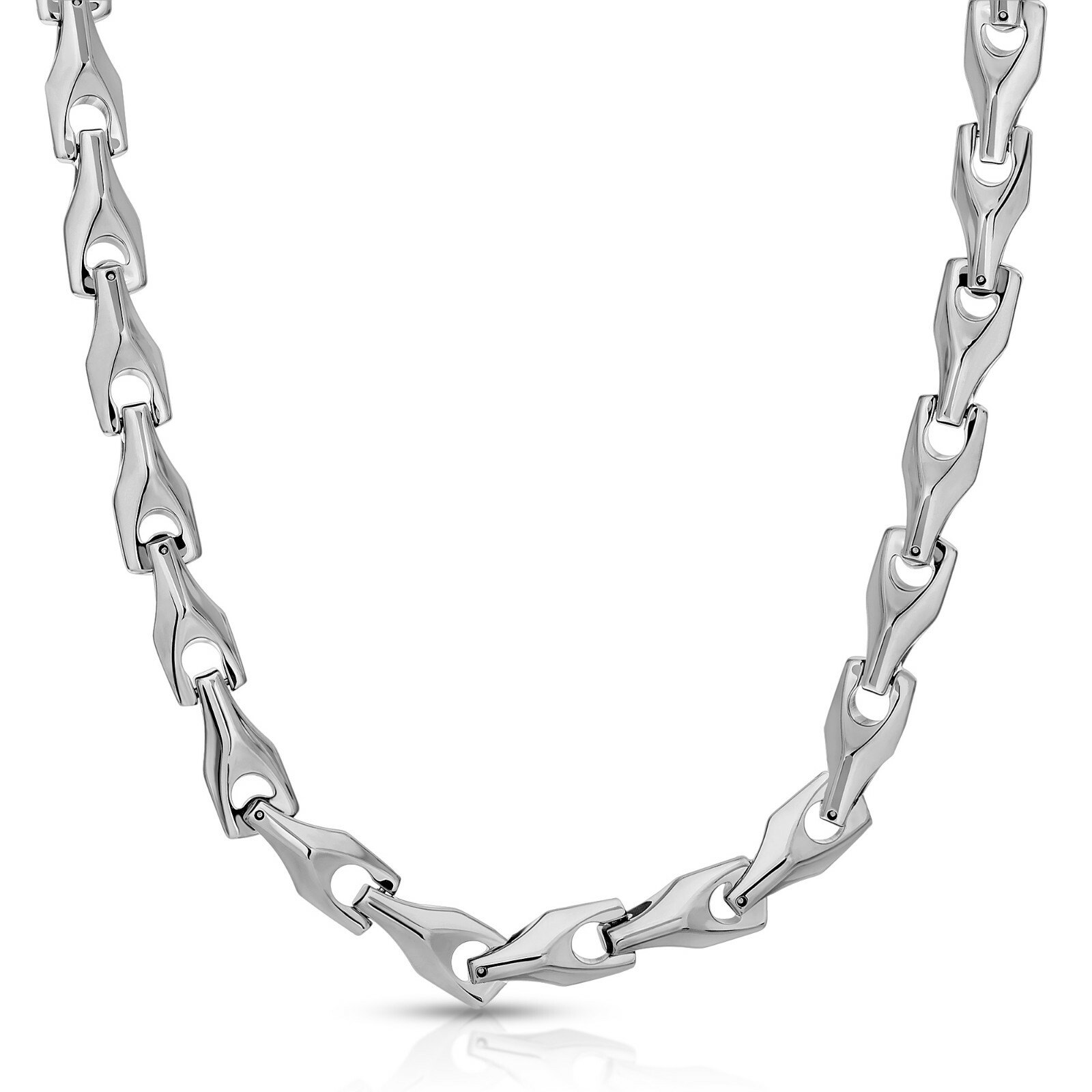 HEAVY BIKER TUNGSTEN CARBIDE MEN’S 9.0 MM NECKLACE (TUC 001) – FREE SHIPPING!