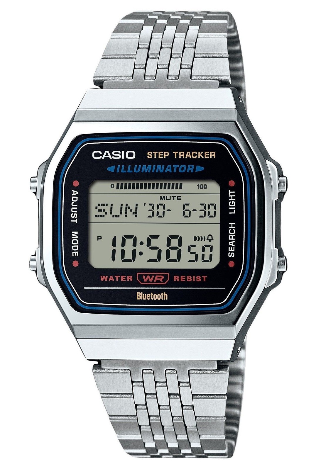 Casio Vintage Smartphone Link Stainless Steel Quartz ABL-100WE-1A Unisex Watch