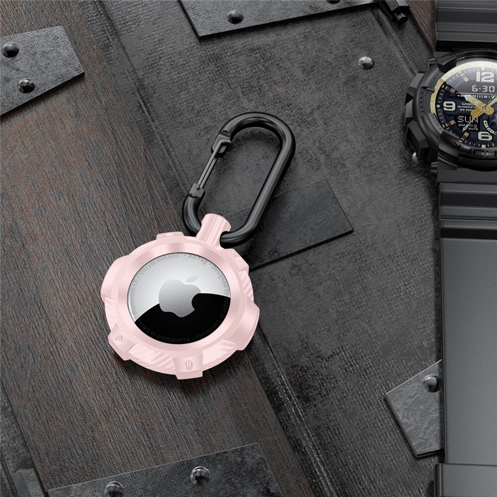 TPU Case Cover with Keychain for Apple AirTag Air Tag Protective Cases Loop
