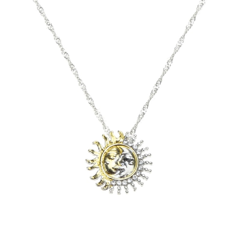 Personality Trend Two-color Clavicle Chain for Birthday Mother s Day Gift