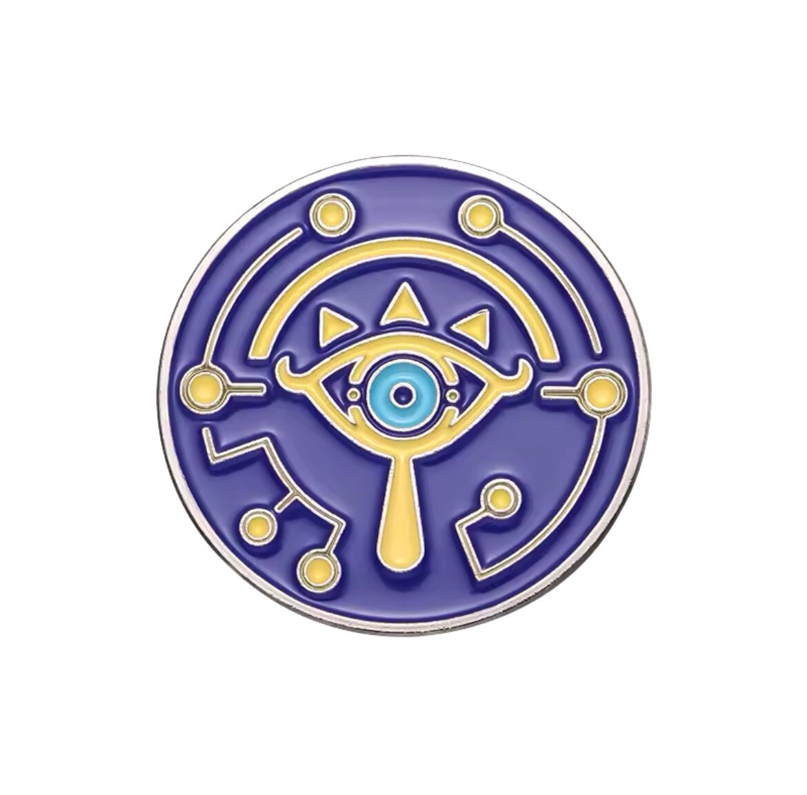 Zelda Style Pin Set 6pk Rubber Back Brooch Zelda Master Sword Pin Majoras Mask