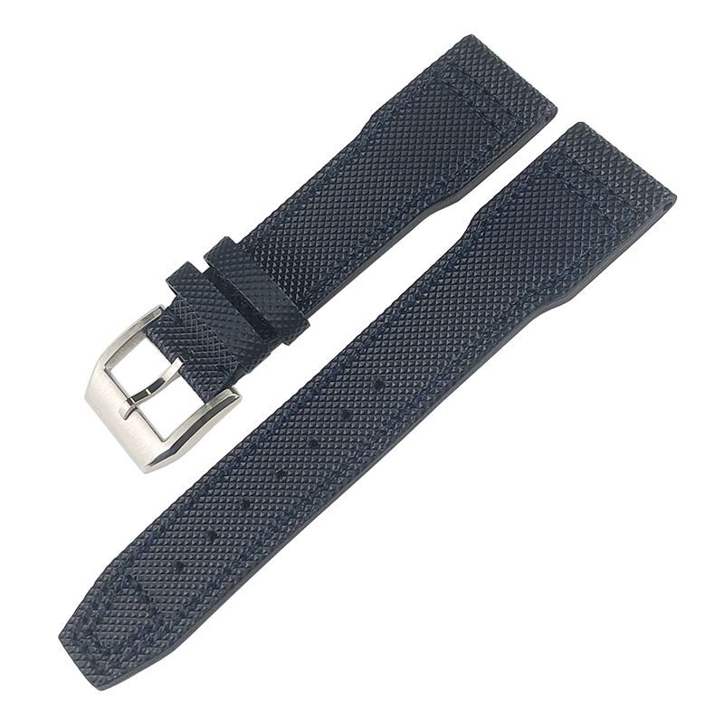 20 21mm Leather Nylon Watch Strap Fits IWC TOP GUN Big Pilot SPITFIRE Mark 18