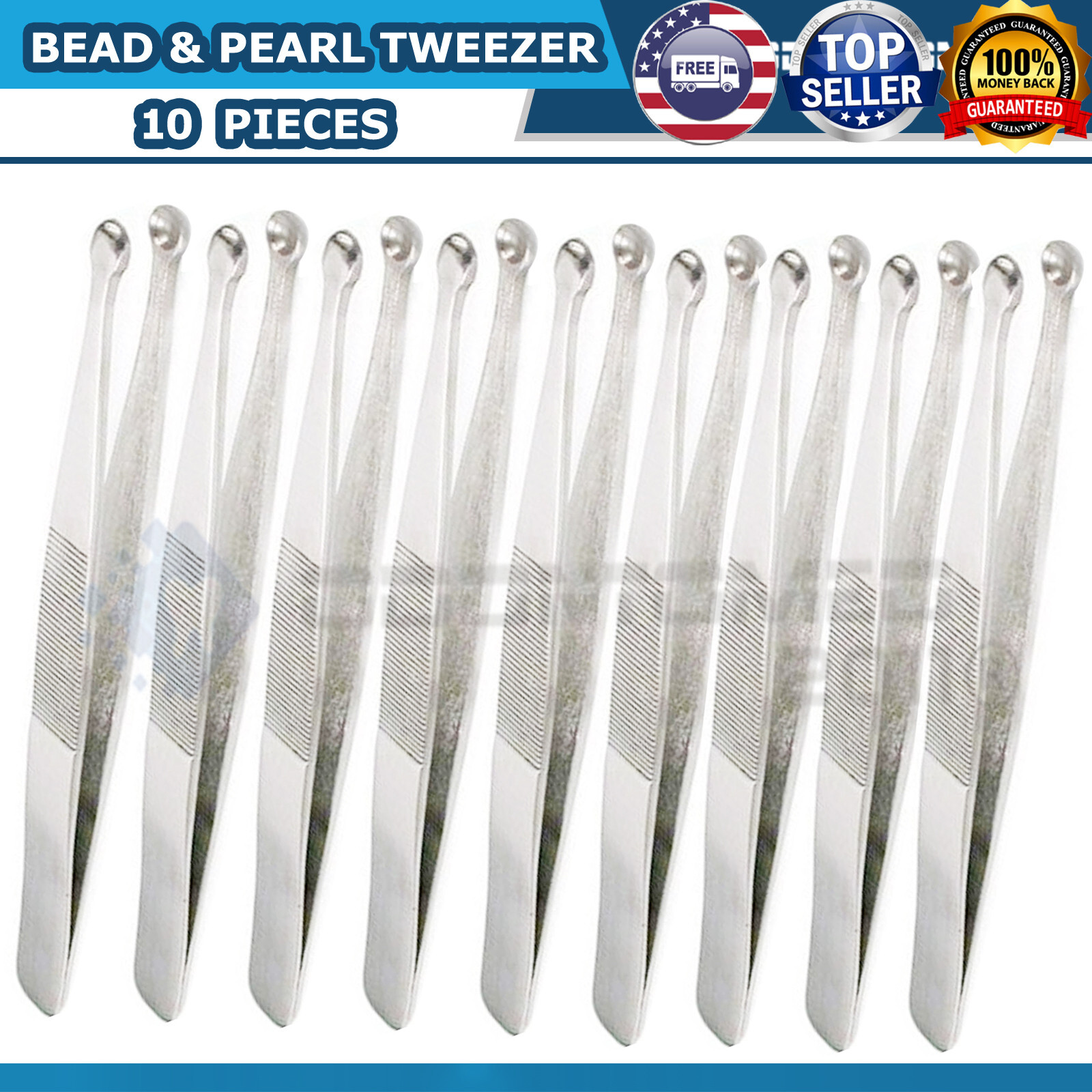 12 PROFESSIONAL JEWELRY BEAD AND PEARL HANDLING TWEEZER /CUP BEADING TWEEZER ODM