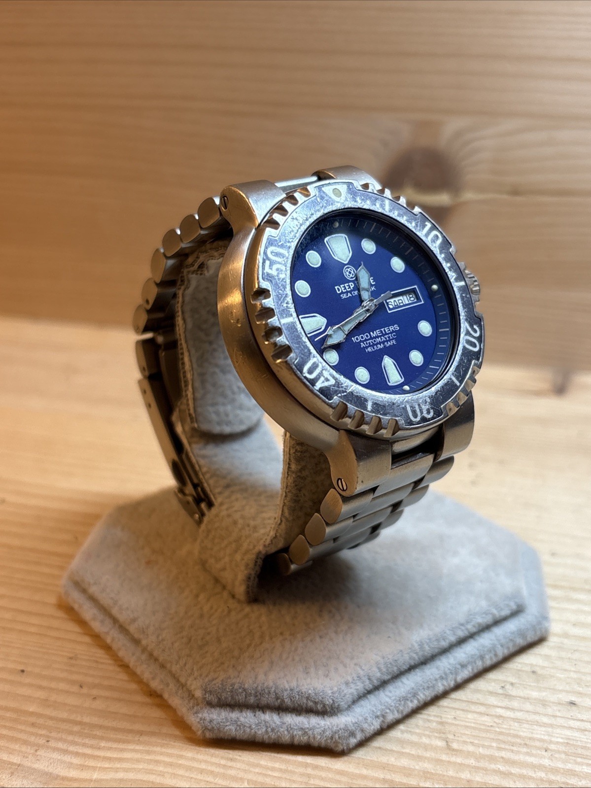 Deep Blue PRO SEA DIVER 1000M AUTO DIVE WATCH-BLUE 0168/1000