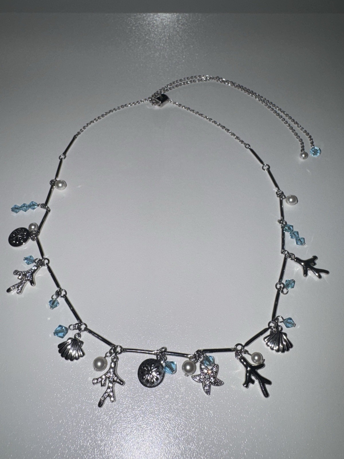 TOUCHSTONE CRYSTAL sea necklace