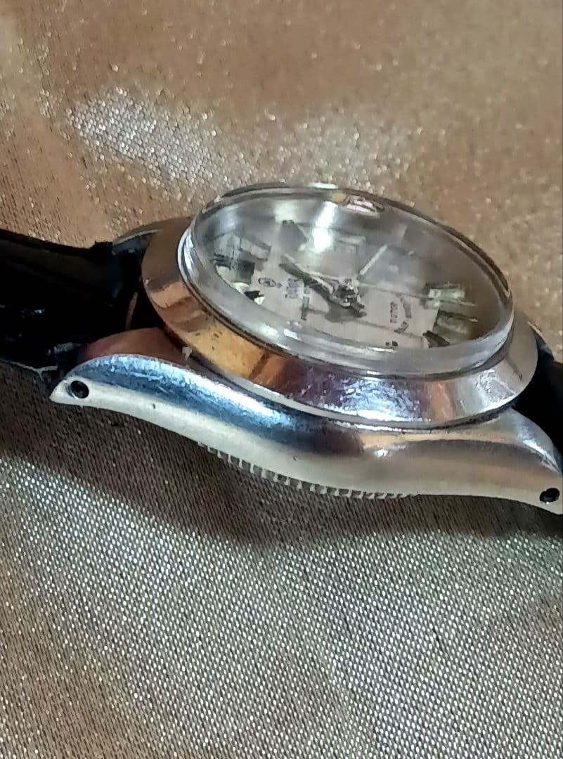 Tudor Princess Oyster Date 7576/0 Automatic Silver Mirror Dial Small Rose Watch