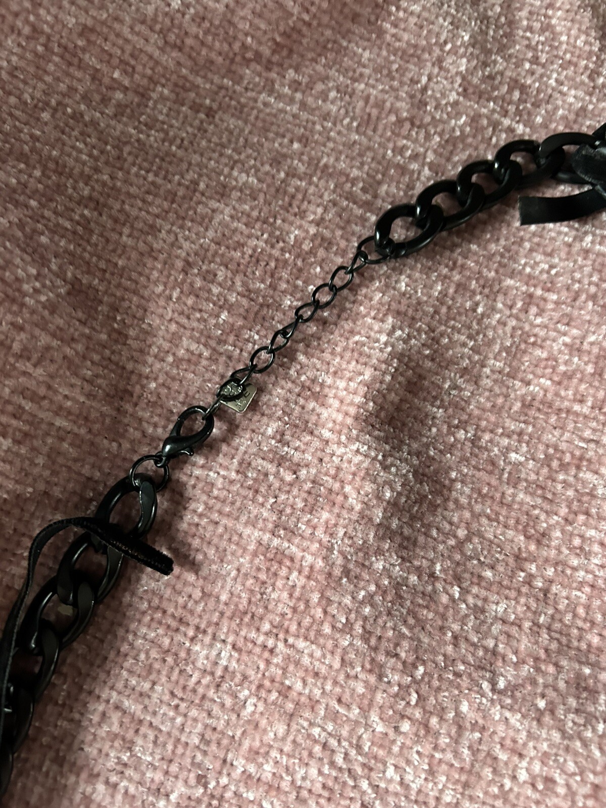 decorative black chain, length 48 cm