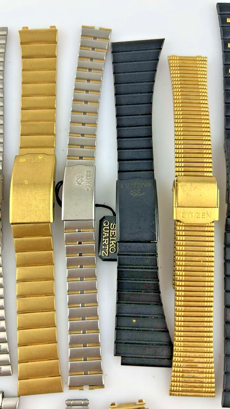 Stock 17 Seiko Citizen Watch Deployant Closures Various Sizes Used