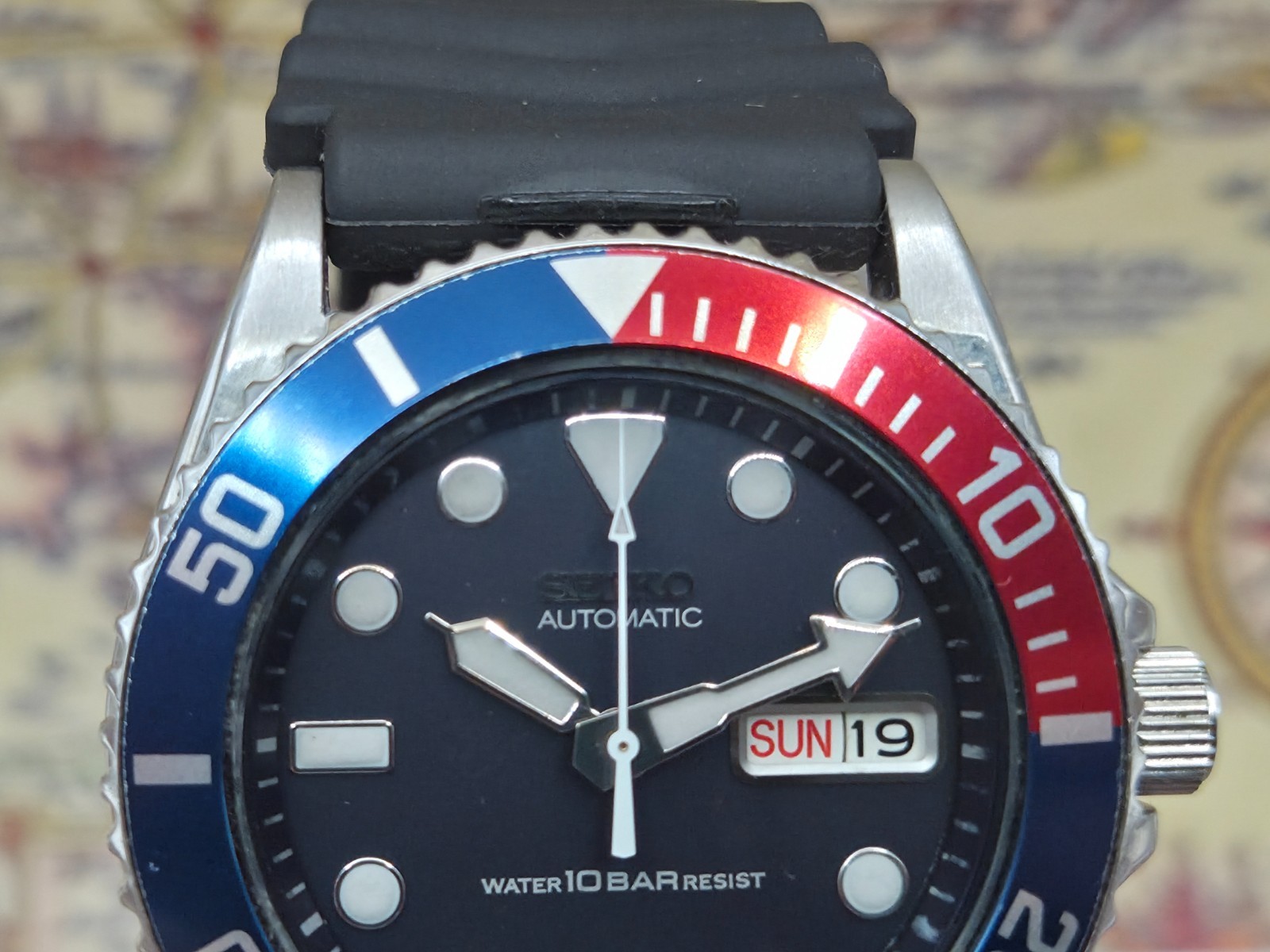 Seiko Mens Automatic Watch SKX033 Scuba Diver 100m 7S26-0040 c.November 1997 BOX