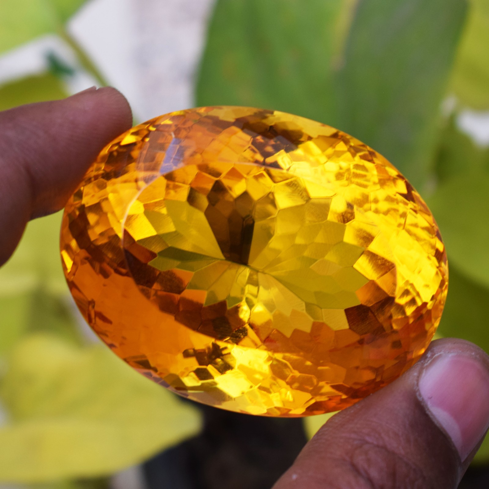 431.75 CT Flawless Yellow Orange Topaz Oval Cut Certified Loose Gemstone