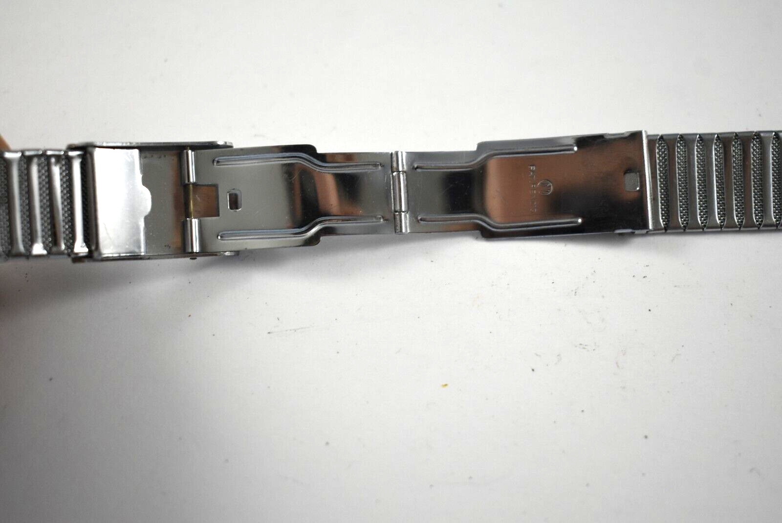Vintage Chrome Tone 15.50mm Wrist Watch Band lot.x