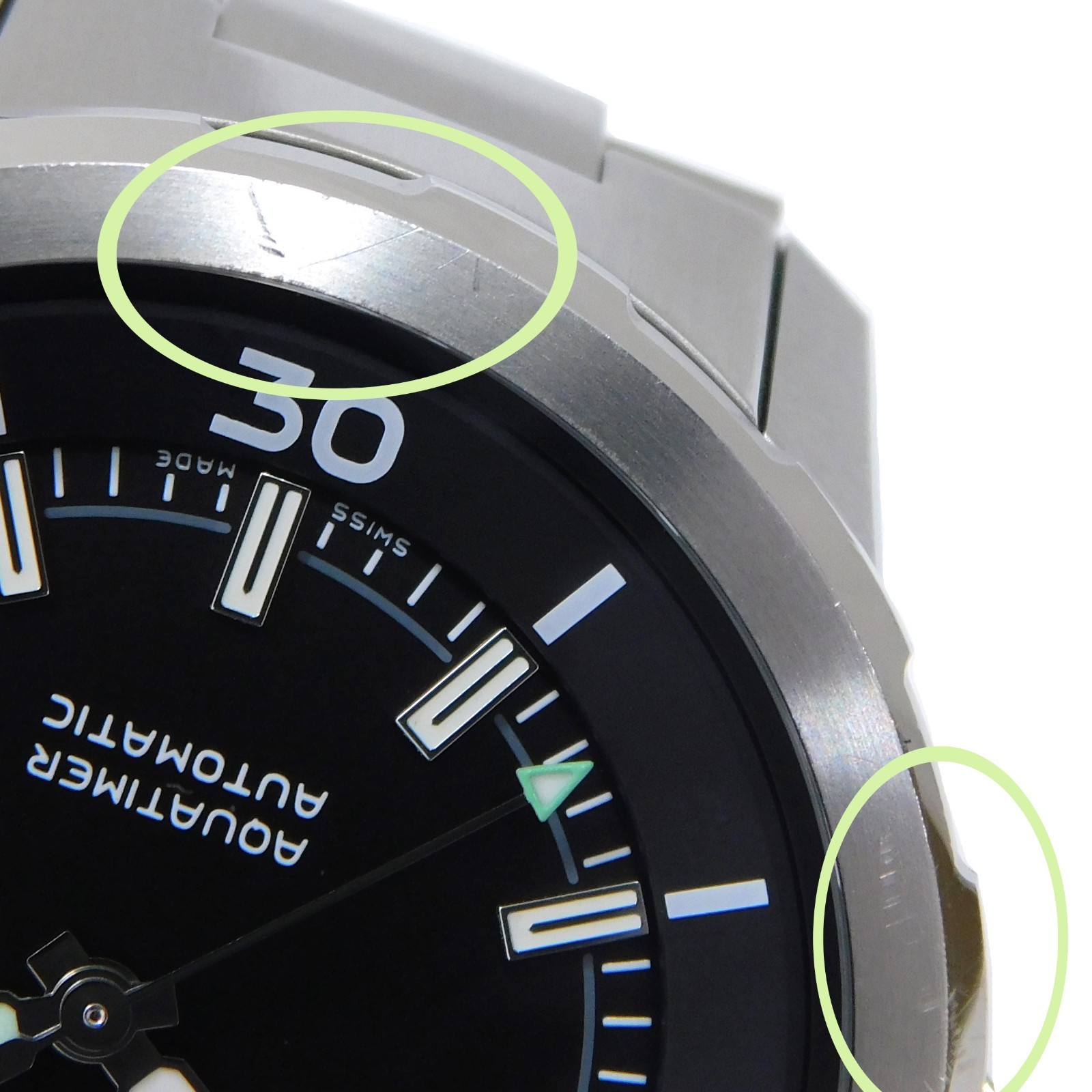IWC SCHAFFHAUSEN Aquatimer IW329001 S.Steel Automatic Wrist Watch #1494B