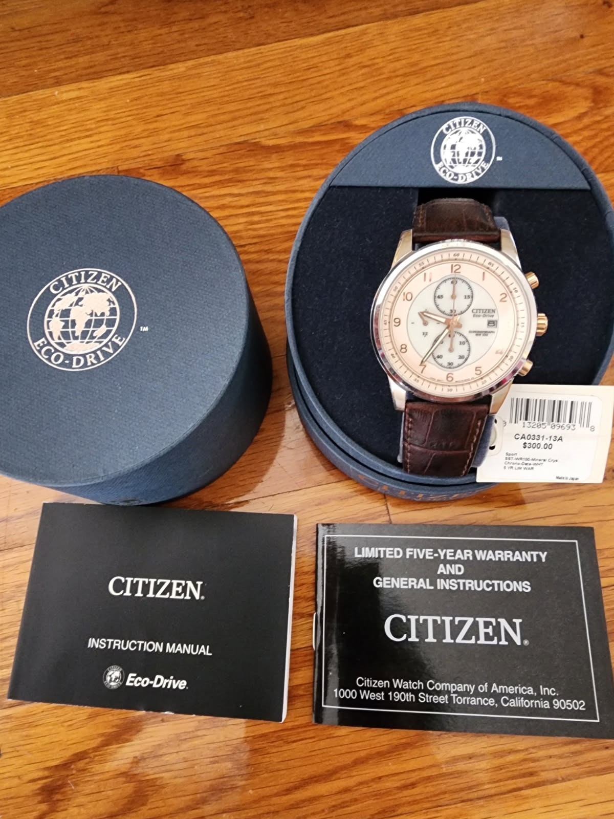 Citizen Eco-Drive Men Watch CA0331-13A
