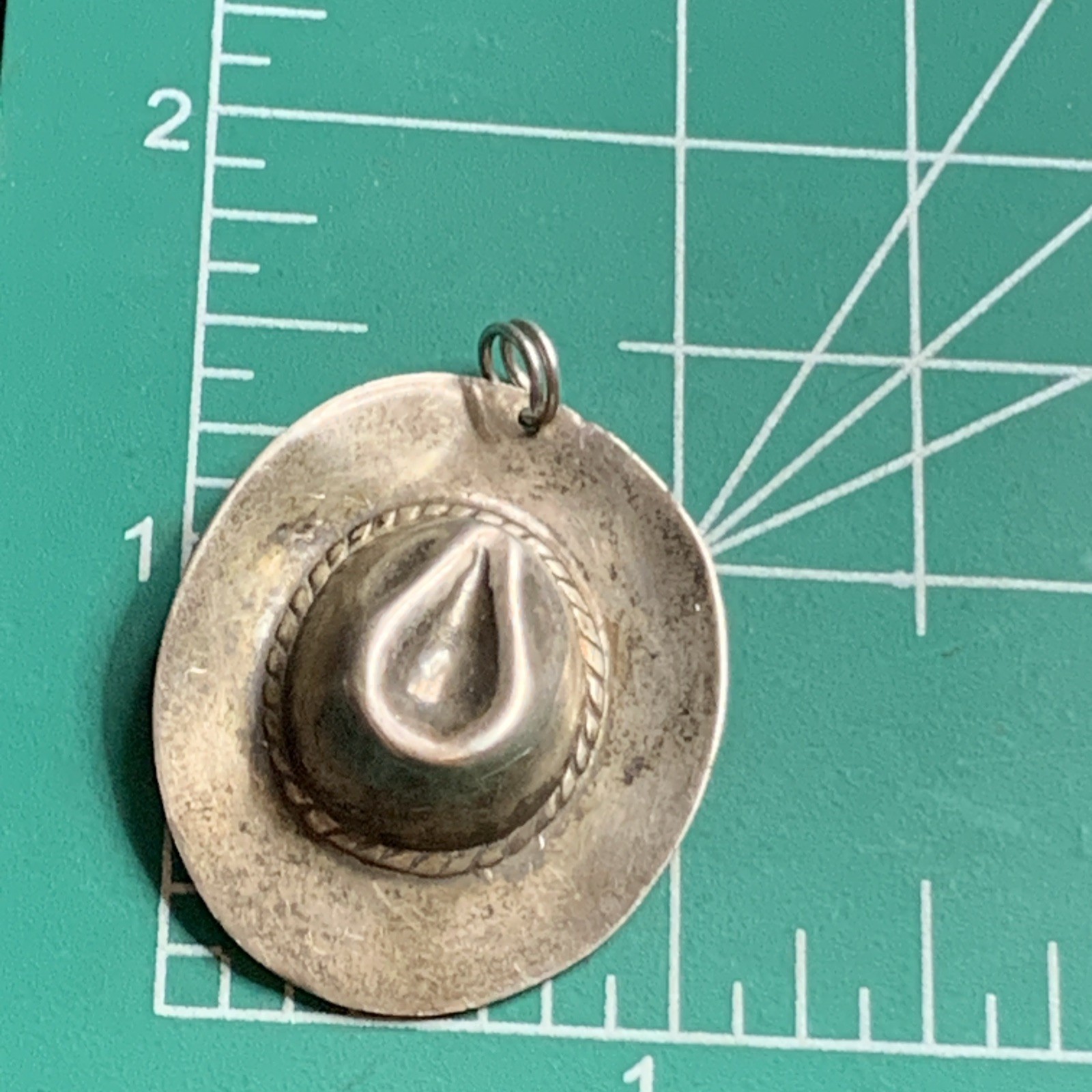 STERLING SILVER 925 Lot Necklace Pendant SS36 Cowboy Hat Country Mexico