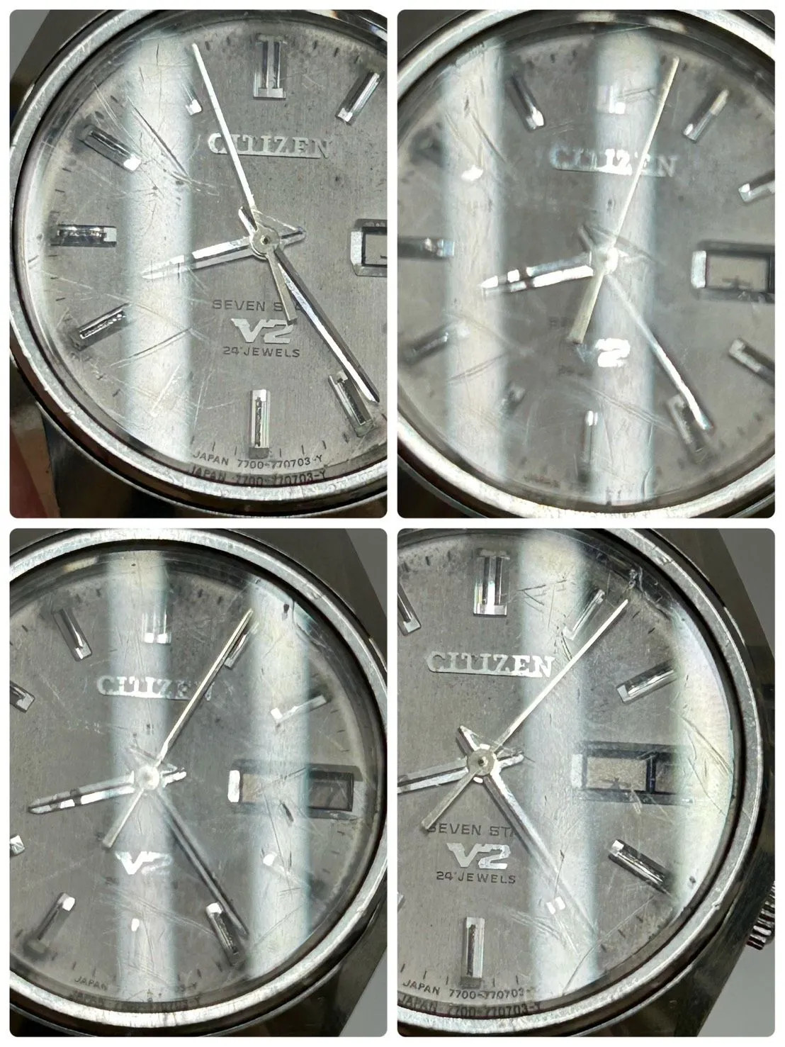 [Salt] Working condition CITIZEN SEVENSTAR V2 automatic watch GN-4-5 Citizen Sev