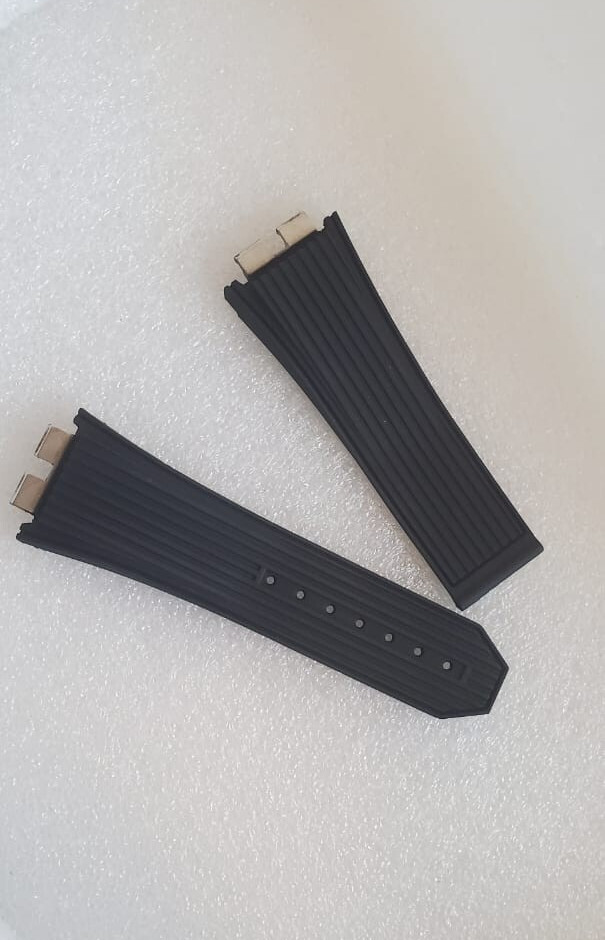 OEM Hublot Big Bang Unico 45mm 28mm x 22mm Black Premium Rubber Watch Strap