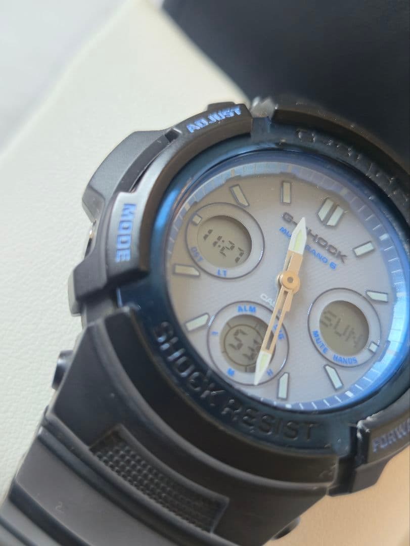 Casio G-Shock AWG-M100SF Tough Solar Radio Watch Used