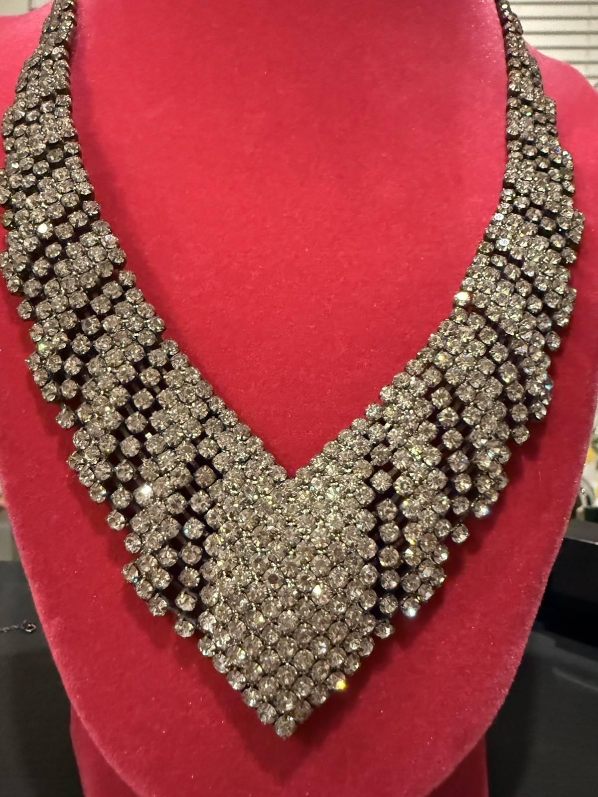 Ottaviani Bijou NEW Necklace &Earrings Set Fancy Upscale Swarovski Made In Italy