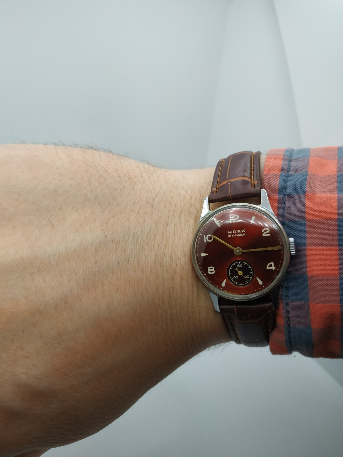 Men’s Watch Vintage Pobeda Mayak Majak USSR Mechanical CChZ Soviet Retro 1955s