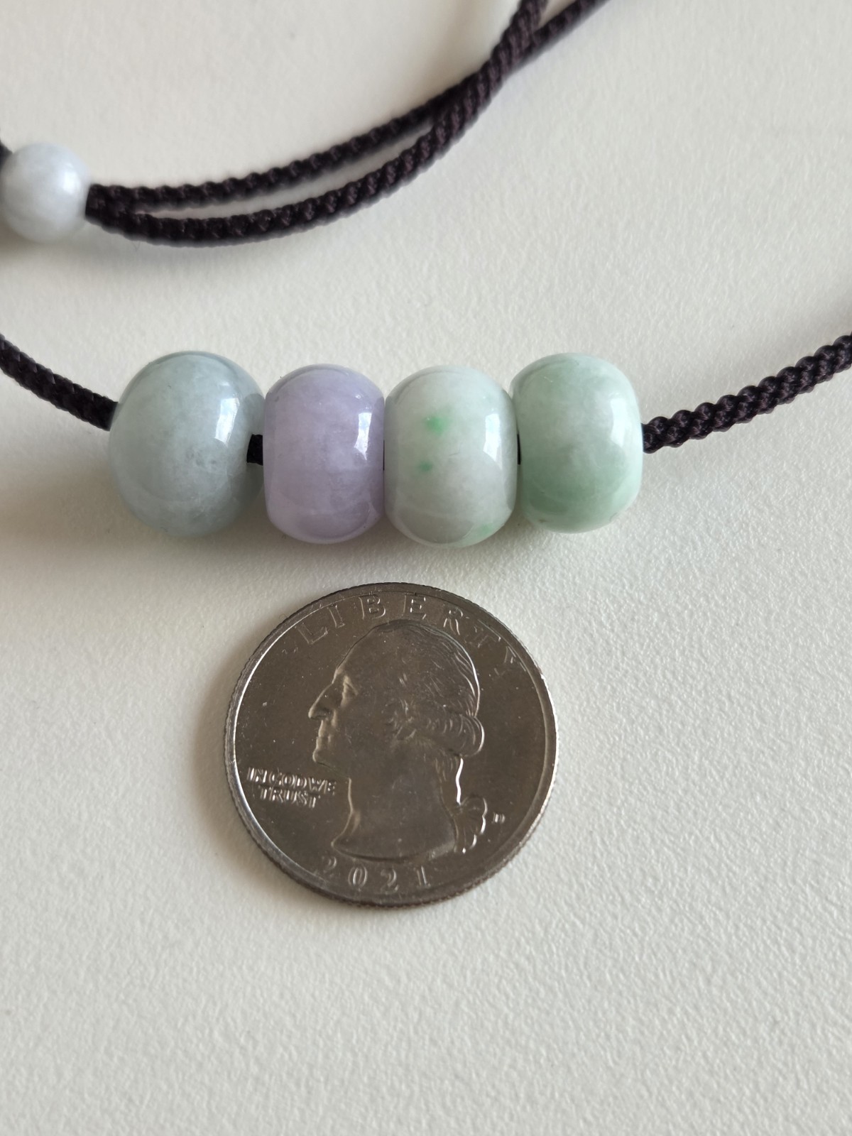 Natural Burmese Jade Barrel Charm Pendant Necklace