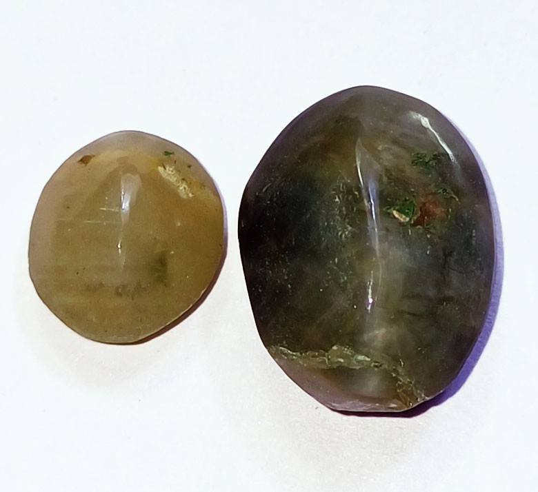 100% Natural Cat’s Eye Total 21.25 Ct 2 Pieces Loose Gemstone Certified