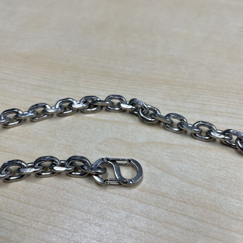 7mm TA1 Pure Titanium Necklace Ice Crystal Titanium Angle Chain Anti Allergic