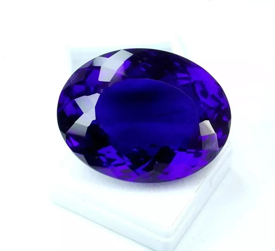 AAA 64.05 Ct Natural Certified Brazilian Blue Oval Cut Topaz Best Loose Gemstone