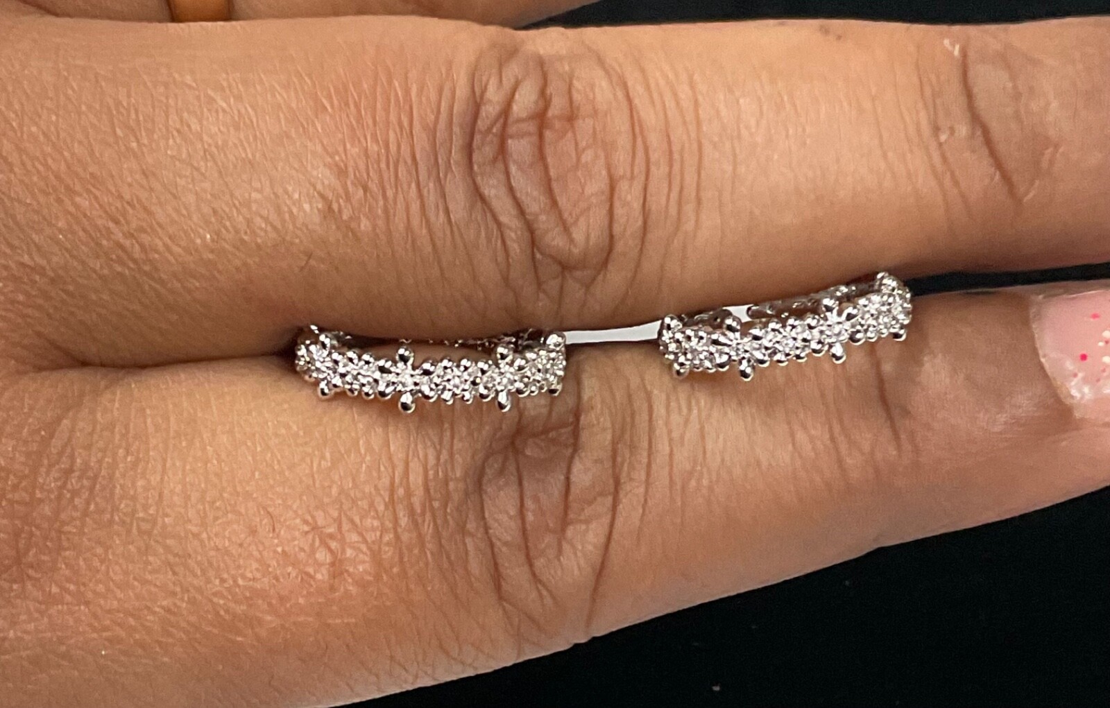 Adornmonde Round Shaped Ring Set silver plated free shipping J021