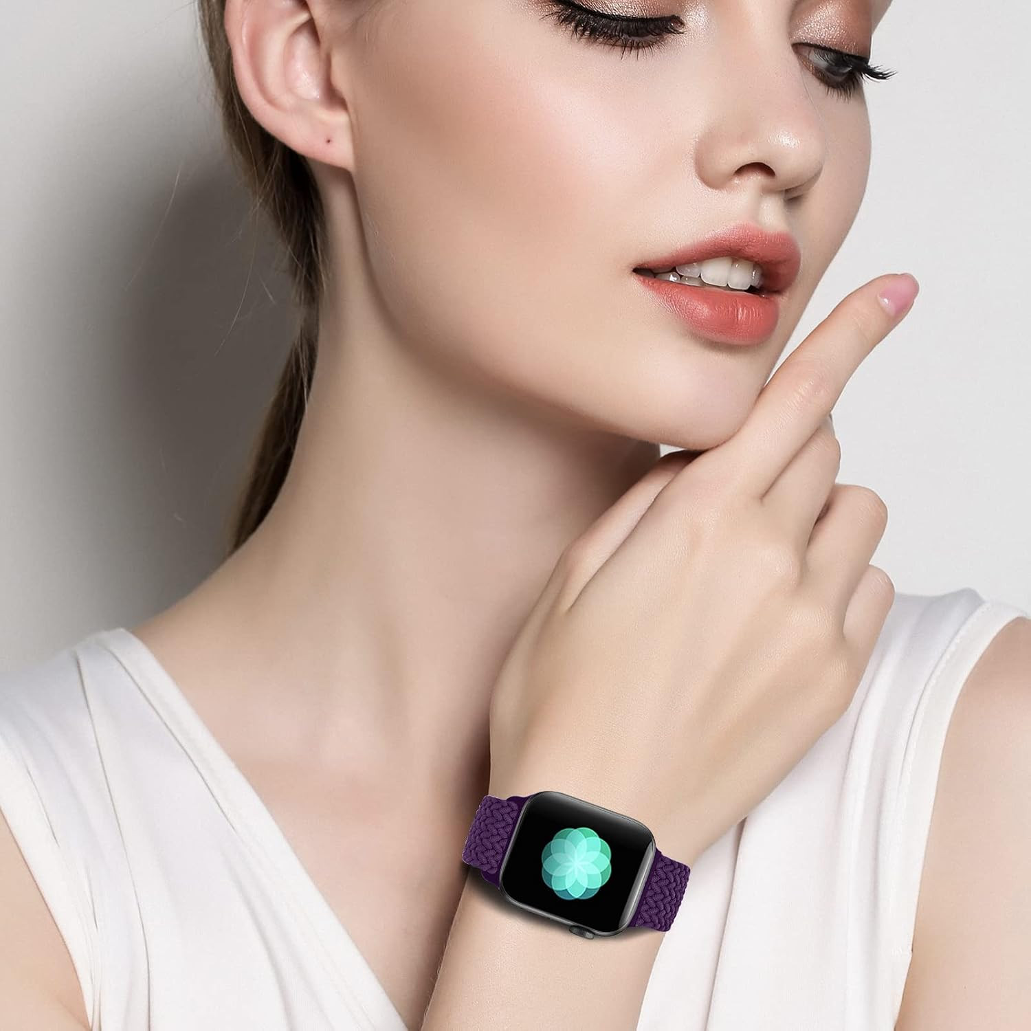 Stretchy Band Compatible with Apple Watch Bands 38/40/41/42/44/45/46/49Mm | Spor