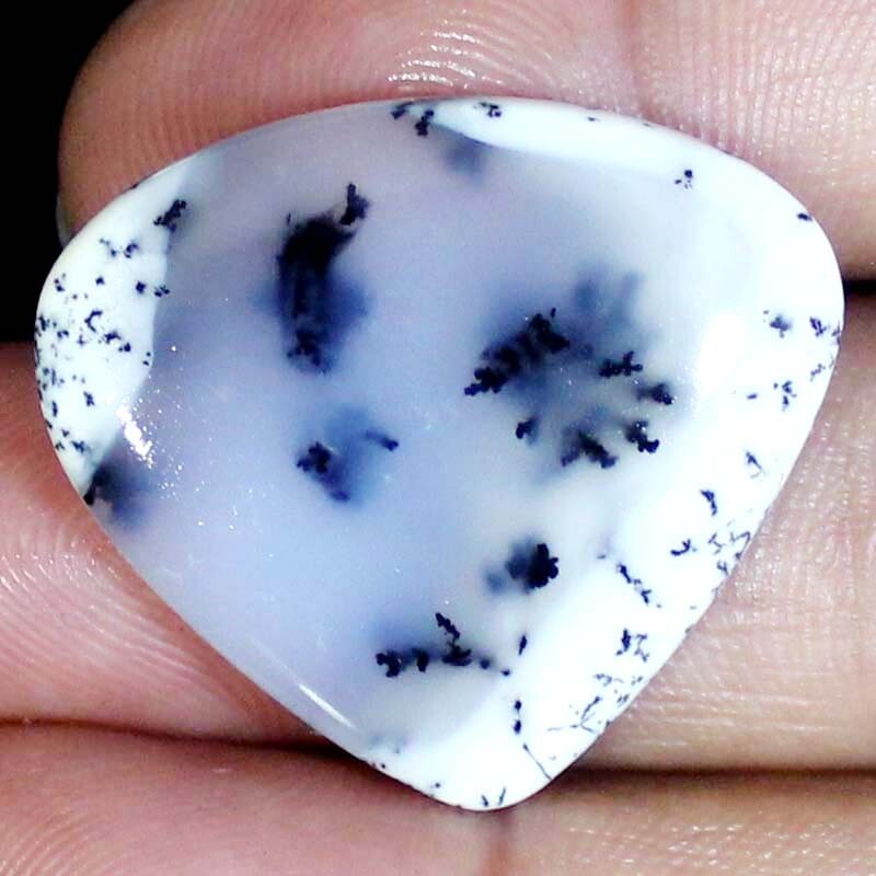 100% Natural Dendrite Opal Cabochon Heart Shape Gemstone 42.10Ct 34x30x3mm BC-45