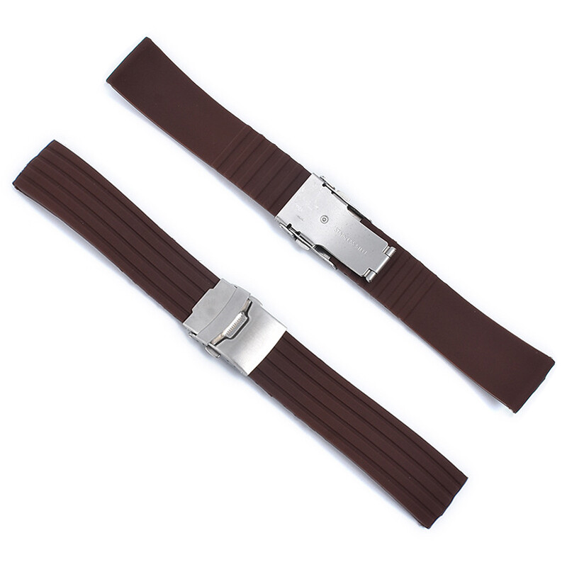 Cuttable Silicone Rubber Watch Band Watch Strap Replacement Bracelet 18 20 22 24