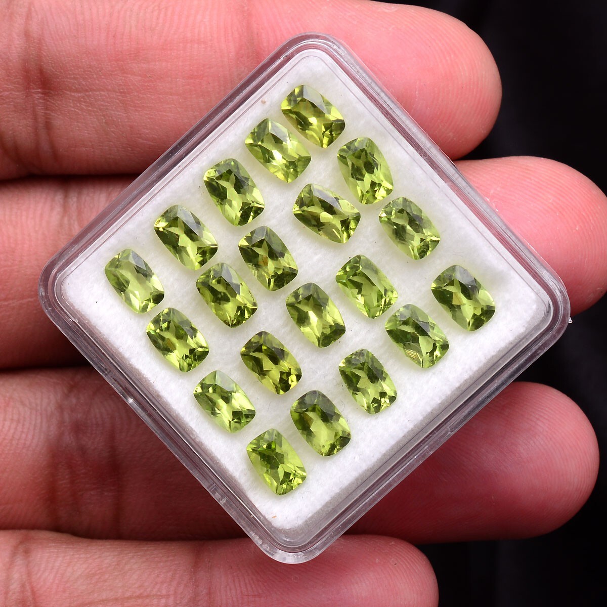 20 Pcs VVS Natural Peridot 6mm*4mm Calibrated Ravishing Color Lustrous Gemstones