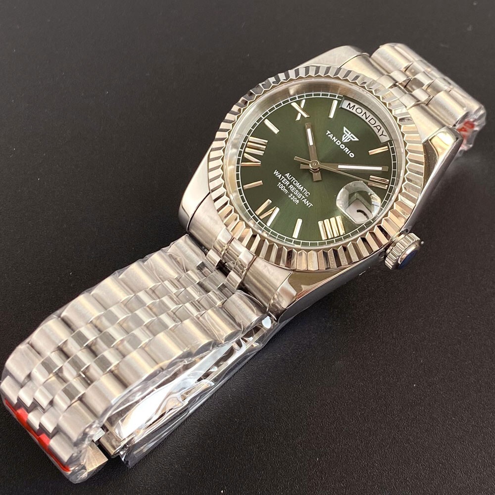 Tandorio 36mm/39mm Sapphire Glass Sunburst Dial 20ATM Japan NH36 Auto Men Watch
