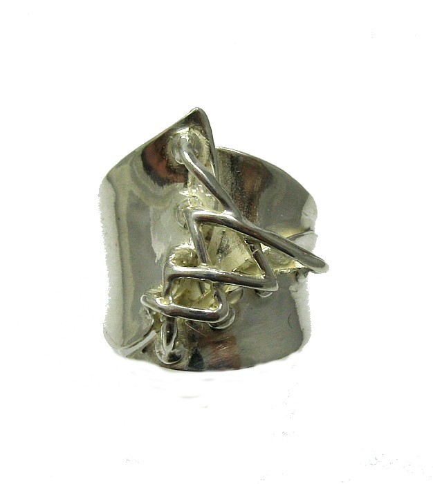 Extravagant Sterling Silver Ring Stamped Solid 925 Perfect Quality Empress