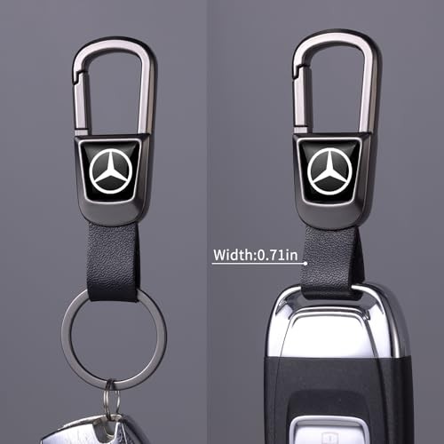 leather car keychain set for Mercedes-Benz men and women family Ag-black-04