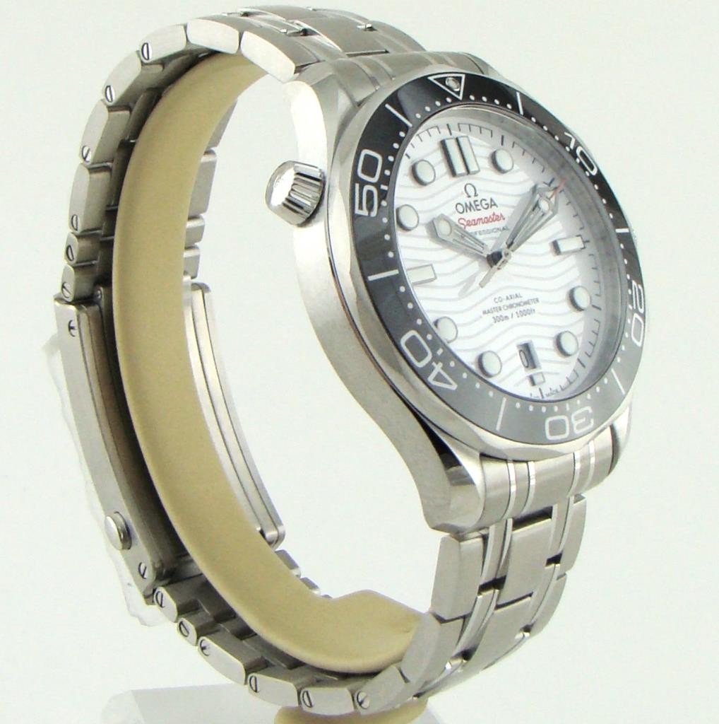 Omega White Dial Seamaster Chronometer Diver 300m 210.30.42.20.04.001 Warranty